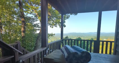 Long Range Mountain & Valley Views from this Beautiful Chalet