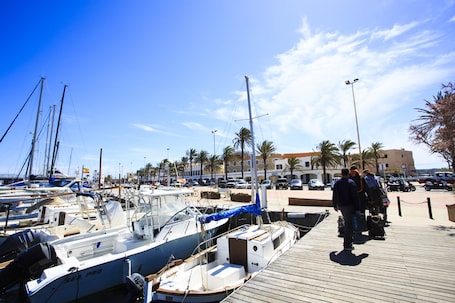 Außenbereich. Hostal Bellavista Formentera