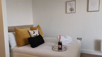 Apartamento superluxo | 1 quarto, quartos à prova de som, ferros/tábuas de passar roupa