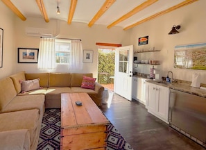 Smart TV - Adobe Casita Downtown - King Bed + Patio * Spacious 450 Sq Ft (Santa Fe)