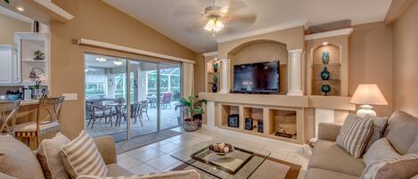 Casa | Área de estar | TV de tela plana