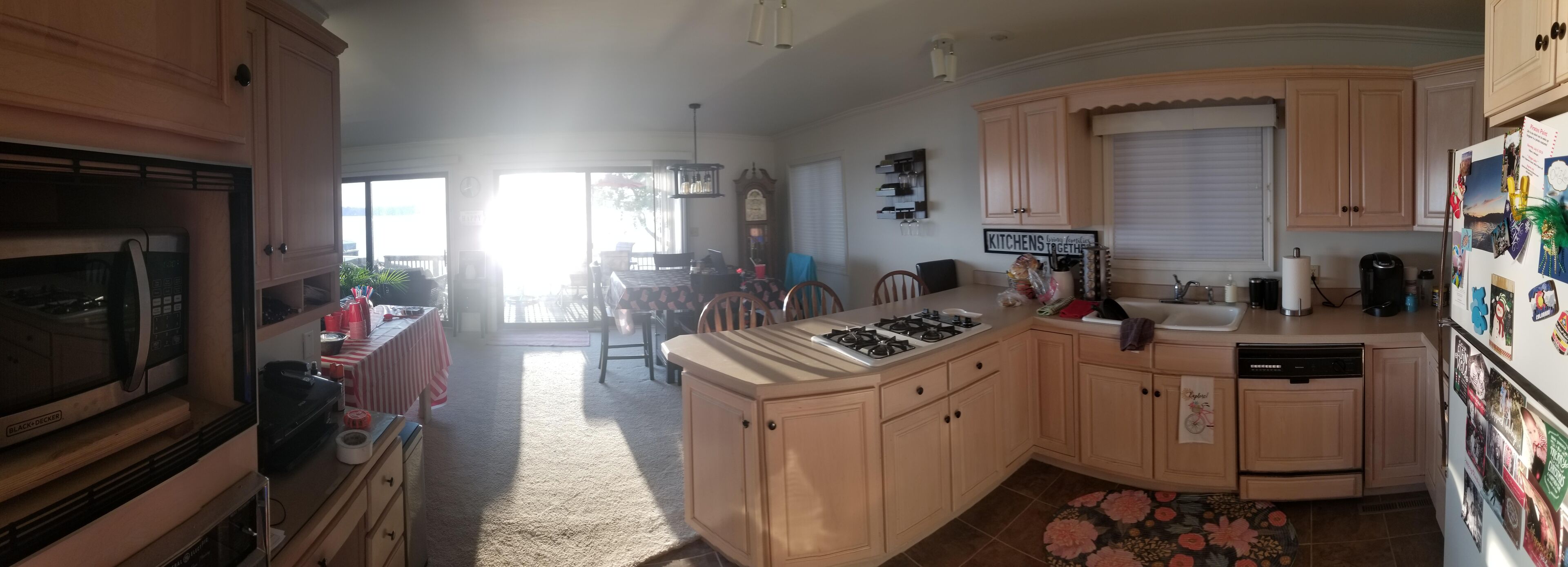 ثلاجة، ميكروويف، فرن، موقد طهي مسطح