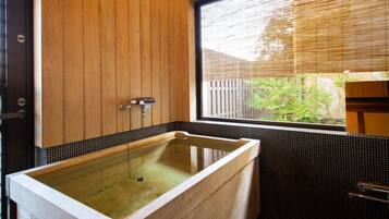 Private Vacation Home | Bathroom | Separate tub and shower, free toiletries, hair dryer, slippers
