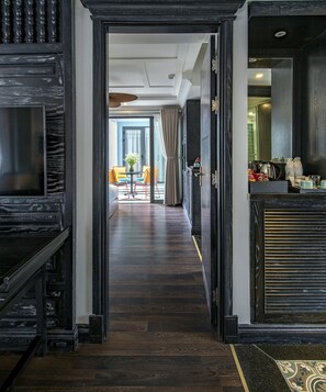 Interior entrance