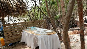 Breakfast area - Bongo Beach Baru (Cartagena)