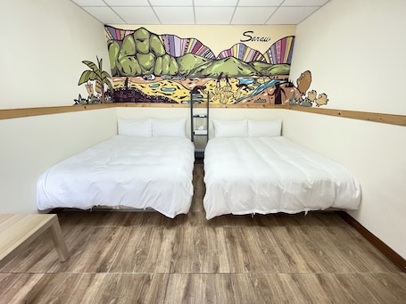 Standard Quadruple Room | Down comforters, Select Comfort beds, soundproofing, free WiFi