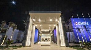 Front of property – evening/night