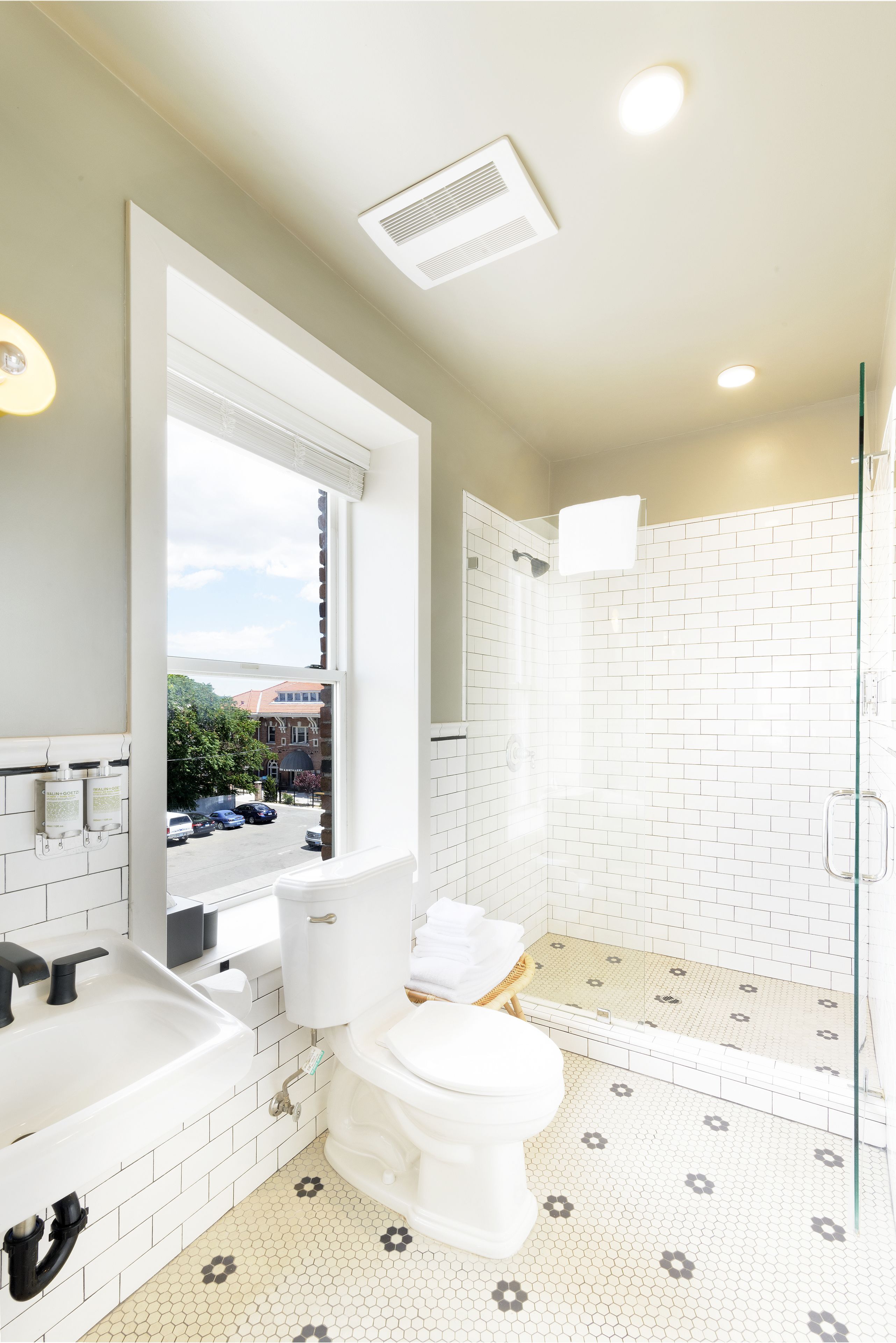 bell room | bathroom | shower, designer toiletries, hair dryer, bathrobes