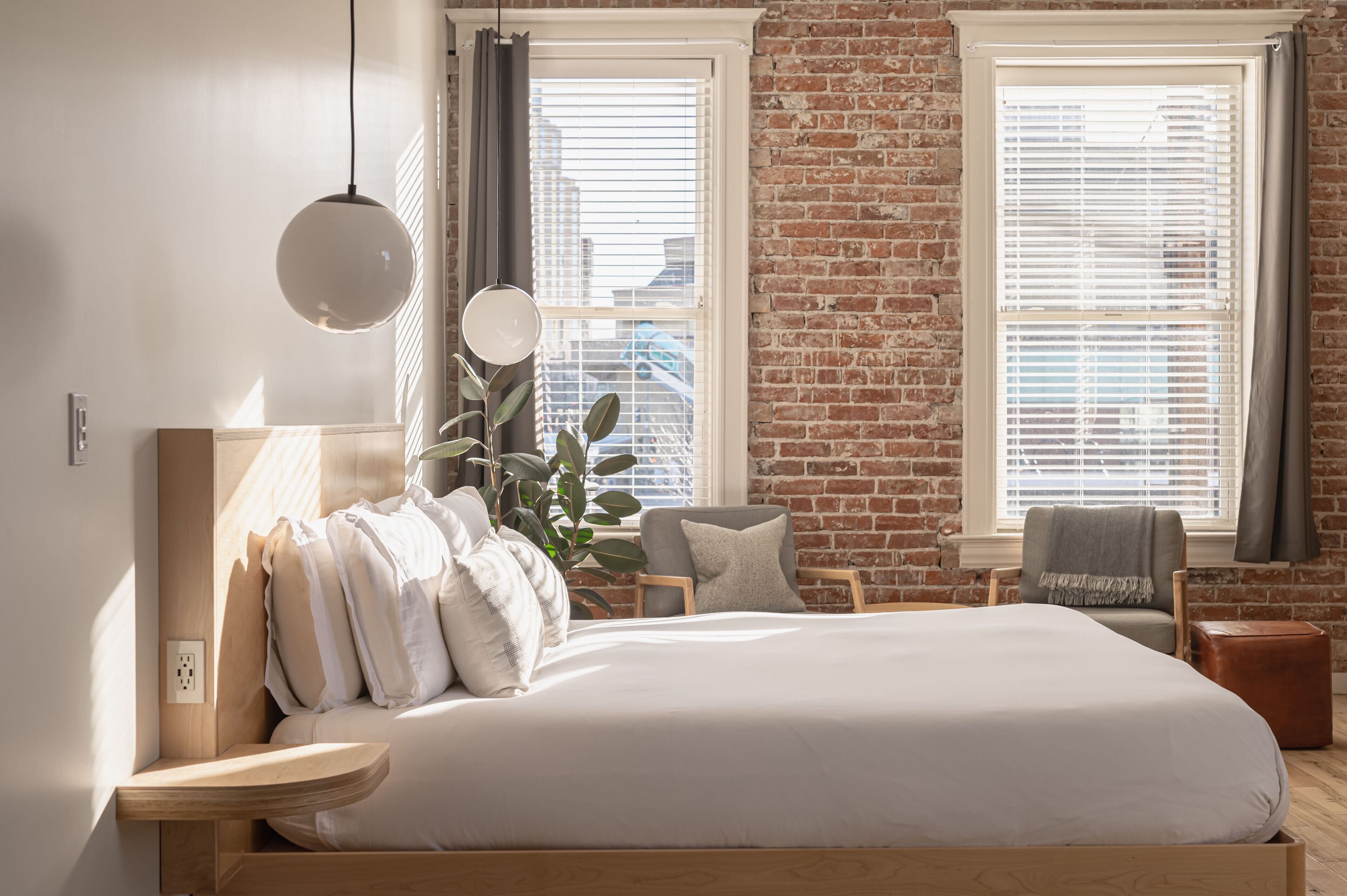 Laughlin Room | Premium bedding, down comforters, individually decorated