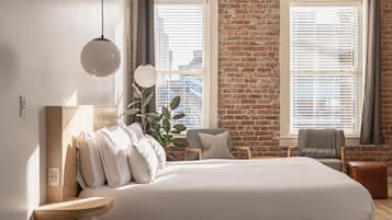 Laughlin Room | Premium bedding, down duvets, individually decorated