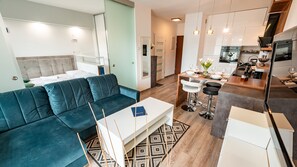 Apartamento (A 316) | Área de estar | TV de tela plana