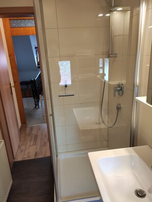 Apartamento, 1 habitación (Schwarze Kuppe) | Ducha del cuarto de baño