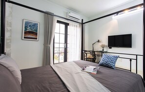Habitación estándar | Escritorio, wifi gratis y ropa de cama 