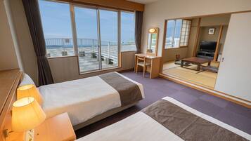 Japanese-Western style Room (With Bath & Balcony) Non Smoking | Balcony view