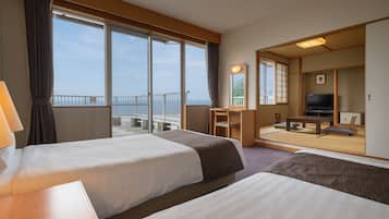 Chambre Tradition, non-fumeurs (JAN-Western style,With bath&Balcony) | Coffres-forts dans les chambres, draps fournis