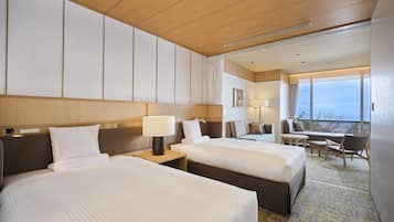 Suite Prestige, non-fumeur, vue sur l’océan (With natural hot spring open-air bath) | Coffre-fort, literie fournie