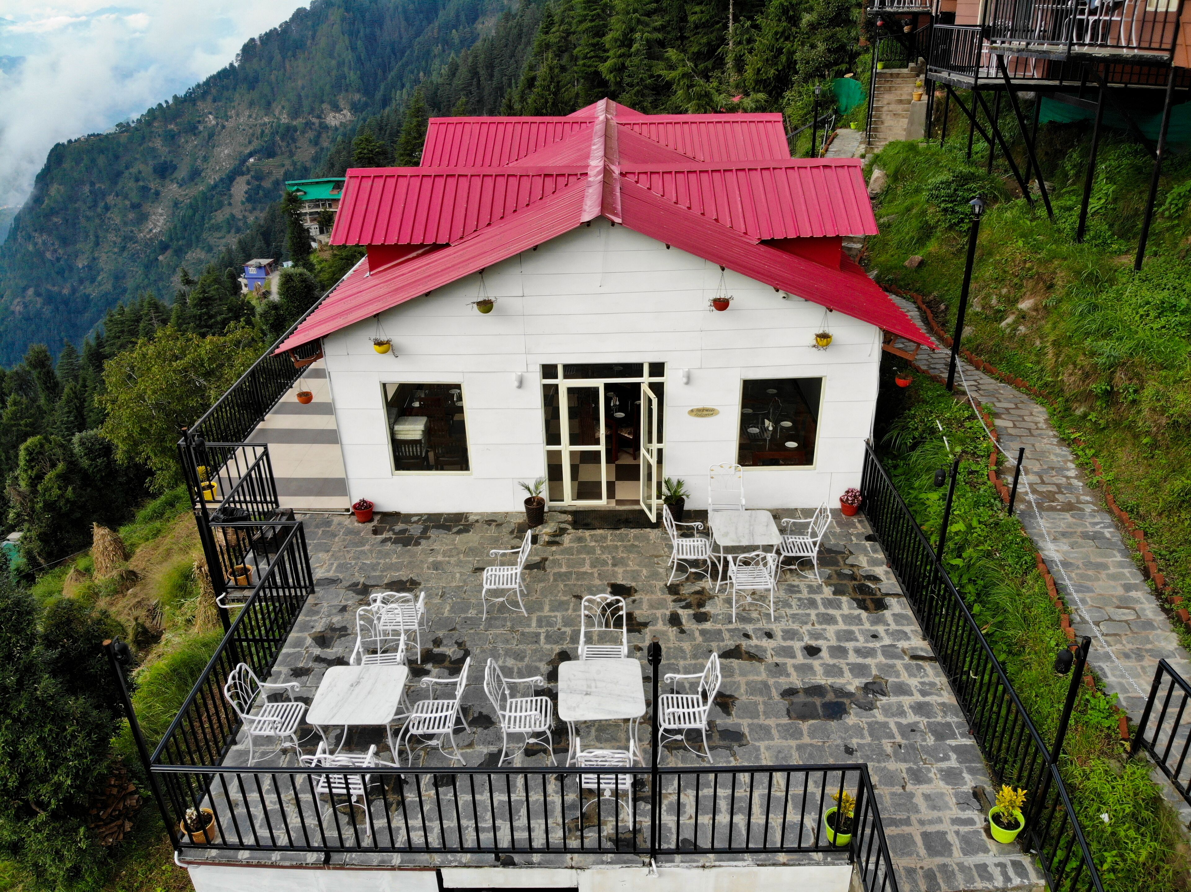 Voorkant van accommodatie