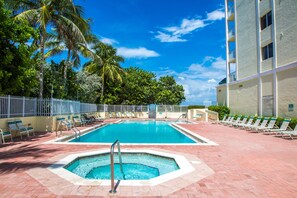 Una piscina riscaldata