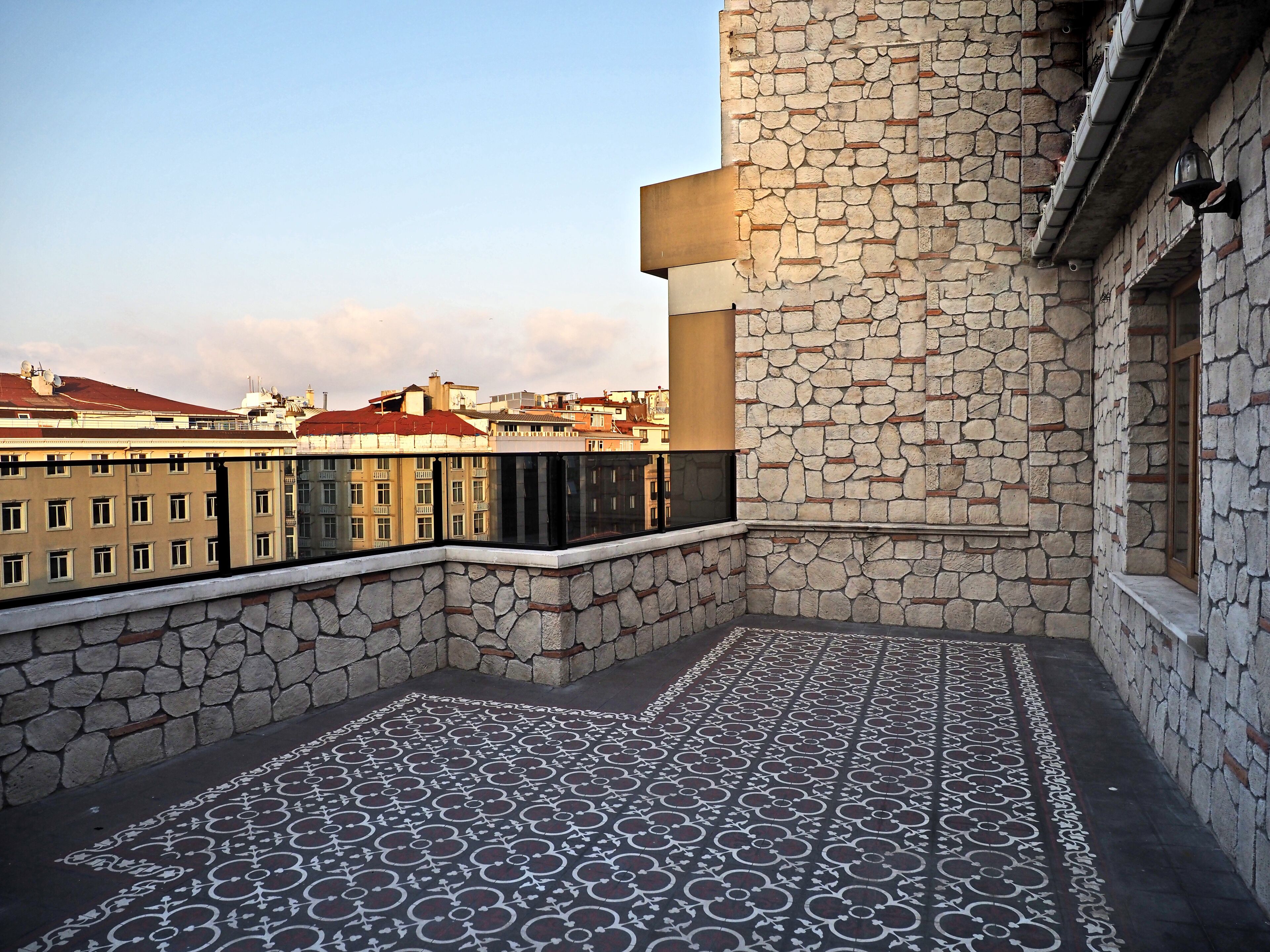 panoramic double room, 1 double bed, terrace | terrace/patio