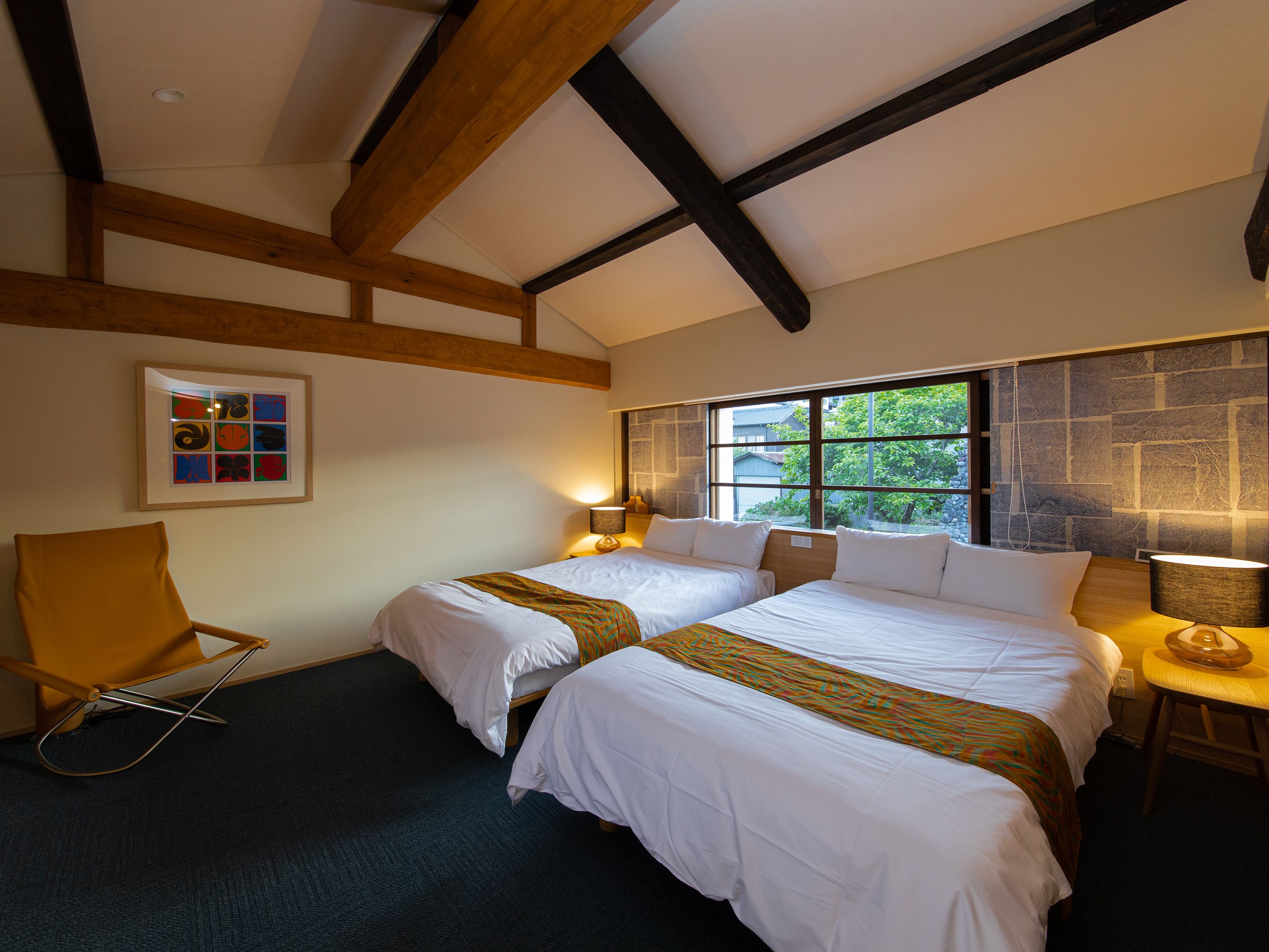 久 | 3 室のベッドルーム、デスク、WiFi (無料)、ベッドシーツ