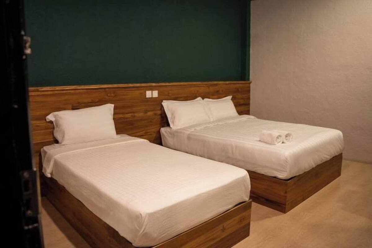 Desk, WiFi (free), bed sheets