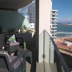 Luxury Apartment, 1 Bedroom (Flat 69 10th floor) | Balcony view