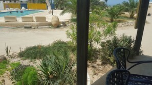 Piscine extérieure, piscine chauffée