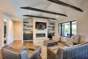Interior - Sunroom + Hot Tub! Waterfront Silver Lake Home (Traverse City)