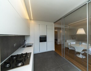 Apartment, 3 Bedrooms, Terrace, Sea View | Private kitchen