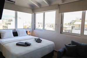 Premium Studio, City View | View from room - Triple A - Evripidou 36 (Athens)