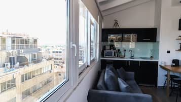 Studio Premium, vue ville | Vue de la chambre