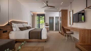 Panorama villa | 3 slaapkamers, donzen dekbedden, pillowtop-bedden, een kluis op de kamer