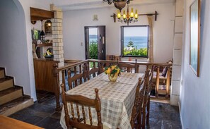 Villa, 3 Bedrooms, Pool Access (Eva III) | Private kitchen | Full-size fridge, oven, stovetop, dishwasher - Villas Eva with Panoramic Sea view (Chania)