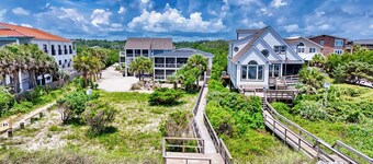 Oceanfront Ground Level Duplex, Beach Boardwalk, Screened Porch, Dog Friendly