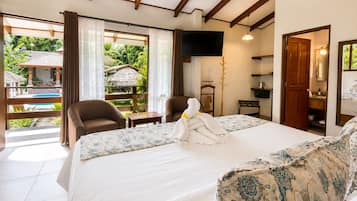 Chambre Double Premium, 1 très grand lit, balcon