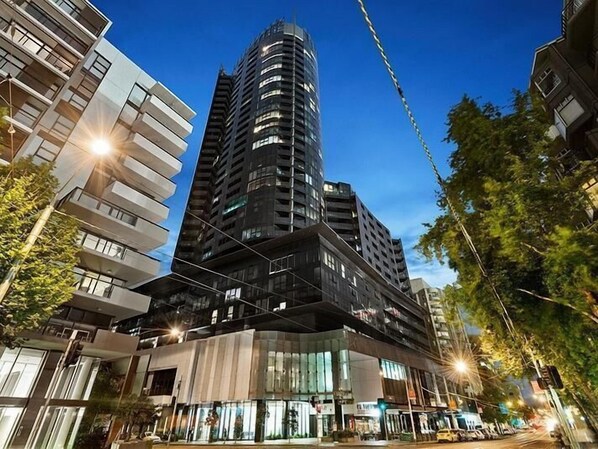 Front of property – evening/night