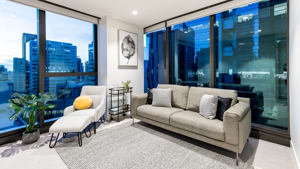 Apartment, 2 Bedrooms | Living area - Cosy Melbourne City Central Living 2 BR & WiFi (Melbourne)