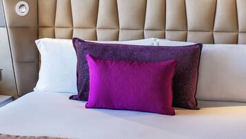 Directors Suite One Bedroom | Premium bedding, in-room safe, desk, laptop workspace