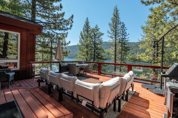 Enjoy a sunny afternoon on the deck