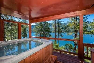 Paradise Awaits - Updated Donner Lake Home, Private Hot Tub, Dog Friendly, BBQ and Big Deck