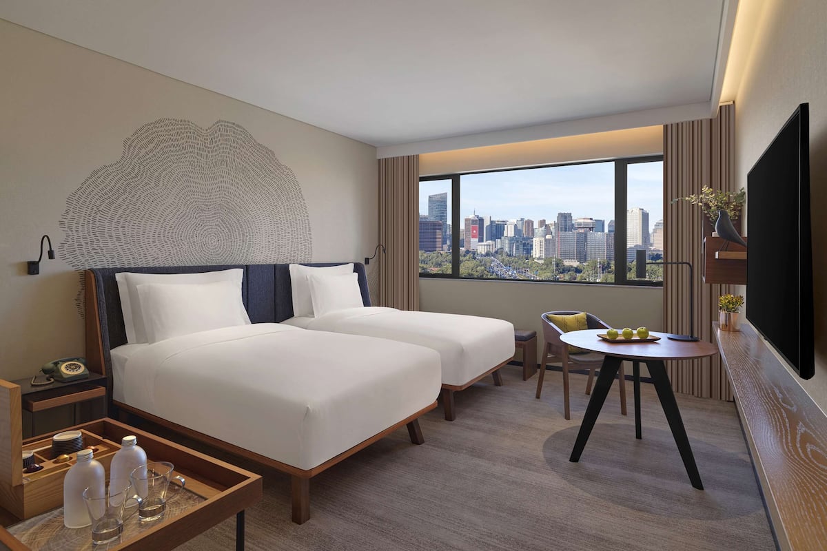 1 chambre, literie de qualité supérieure, couette en duvet d'oie