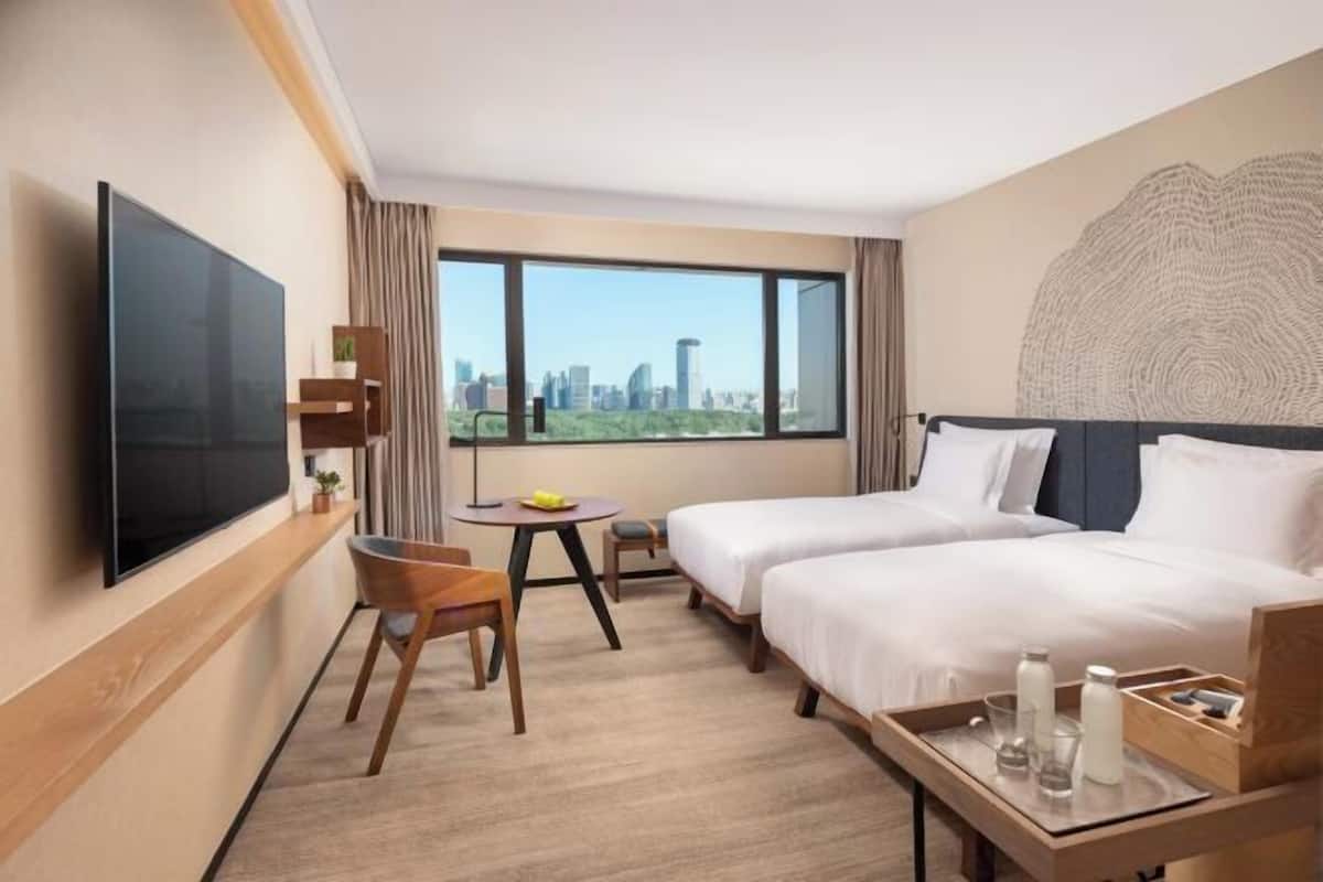 1 chambre, literie de qualité supérieure, couette en duvet d'oie