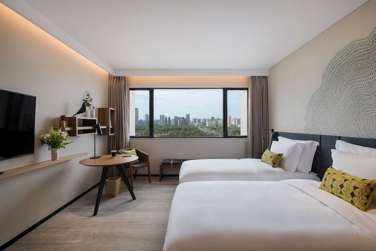 1 chambre, literie de qualité supérieure, couette en duvet d'oie