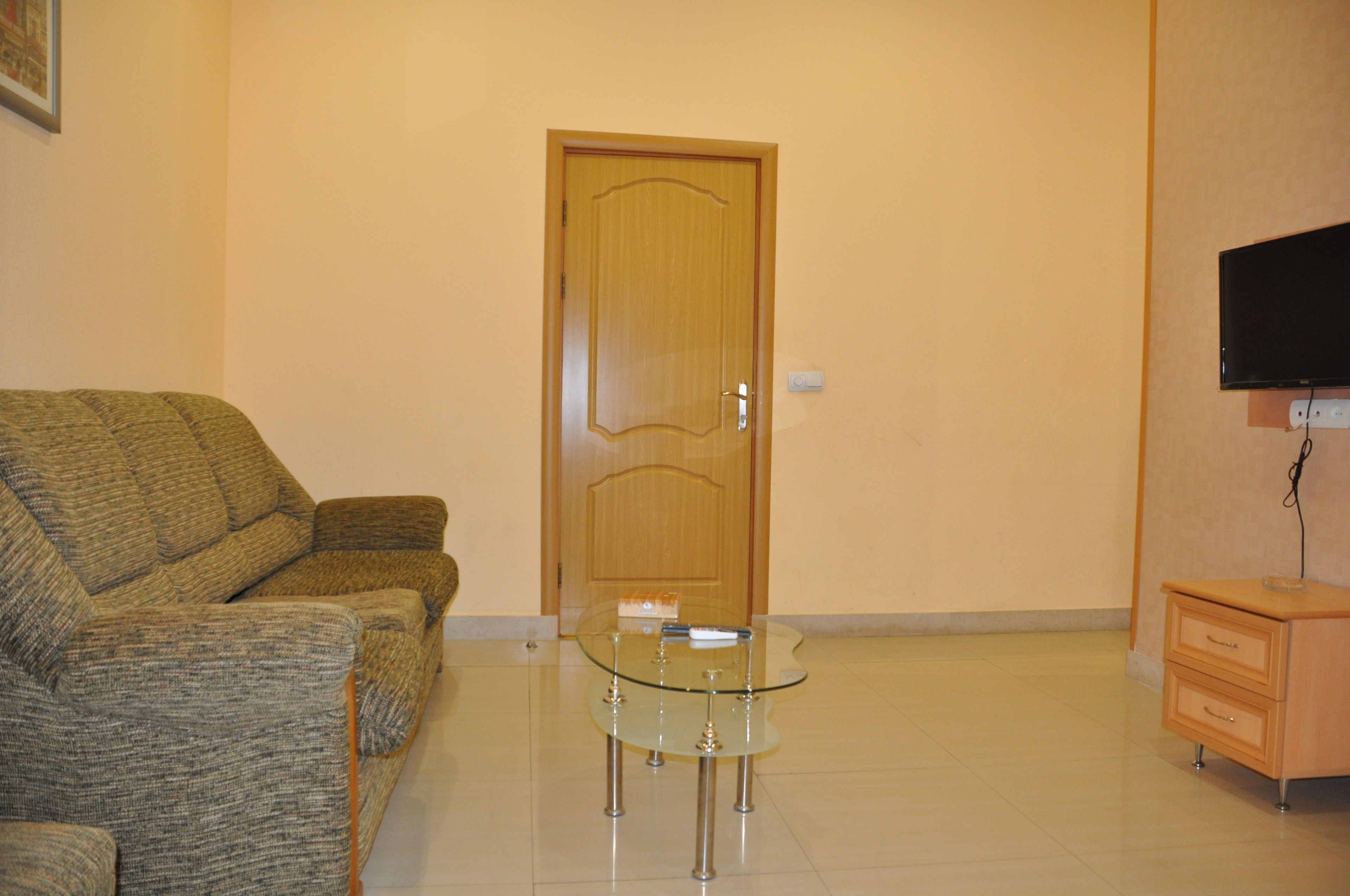 basic apartment | living area | flat-screen tv