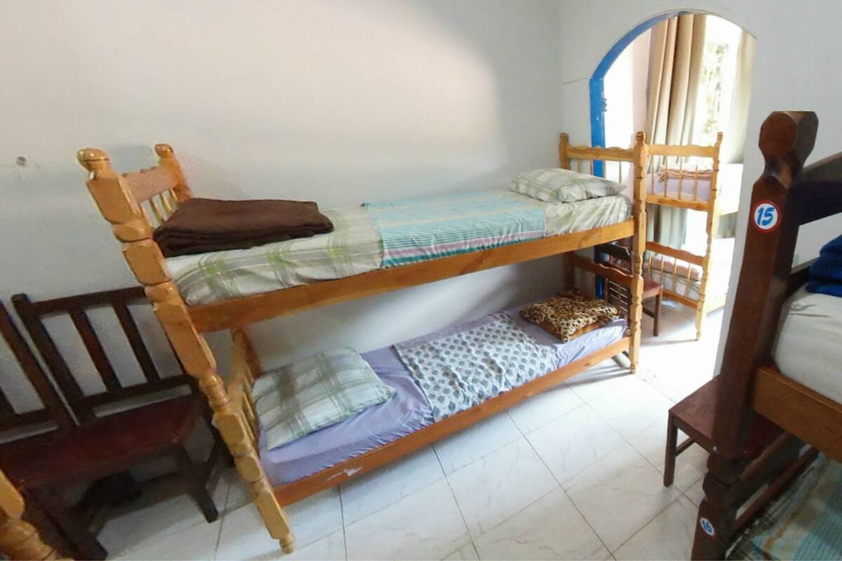 Blackout curtains, iron/ironing board, free WiFi, bed sheets