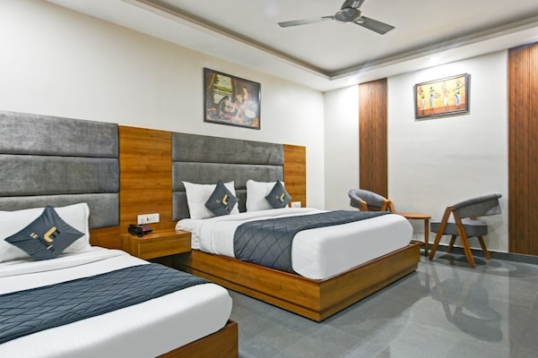 Quarto triplo família | 1 quarto, roupas de cama de algodão egípcio, roupas de cama premium