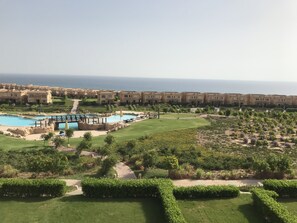 Vue depuis l’hébergement