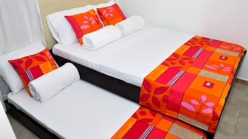 Family Apartment | Individually decorated, individually furnished, desk, blackout curtains