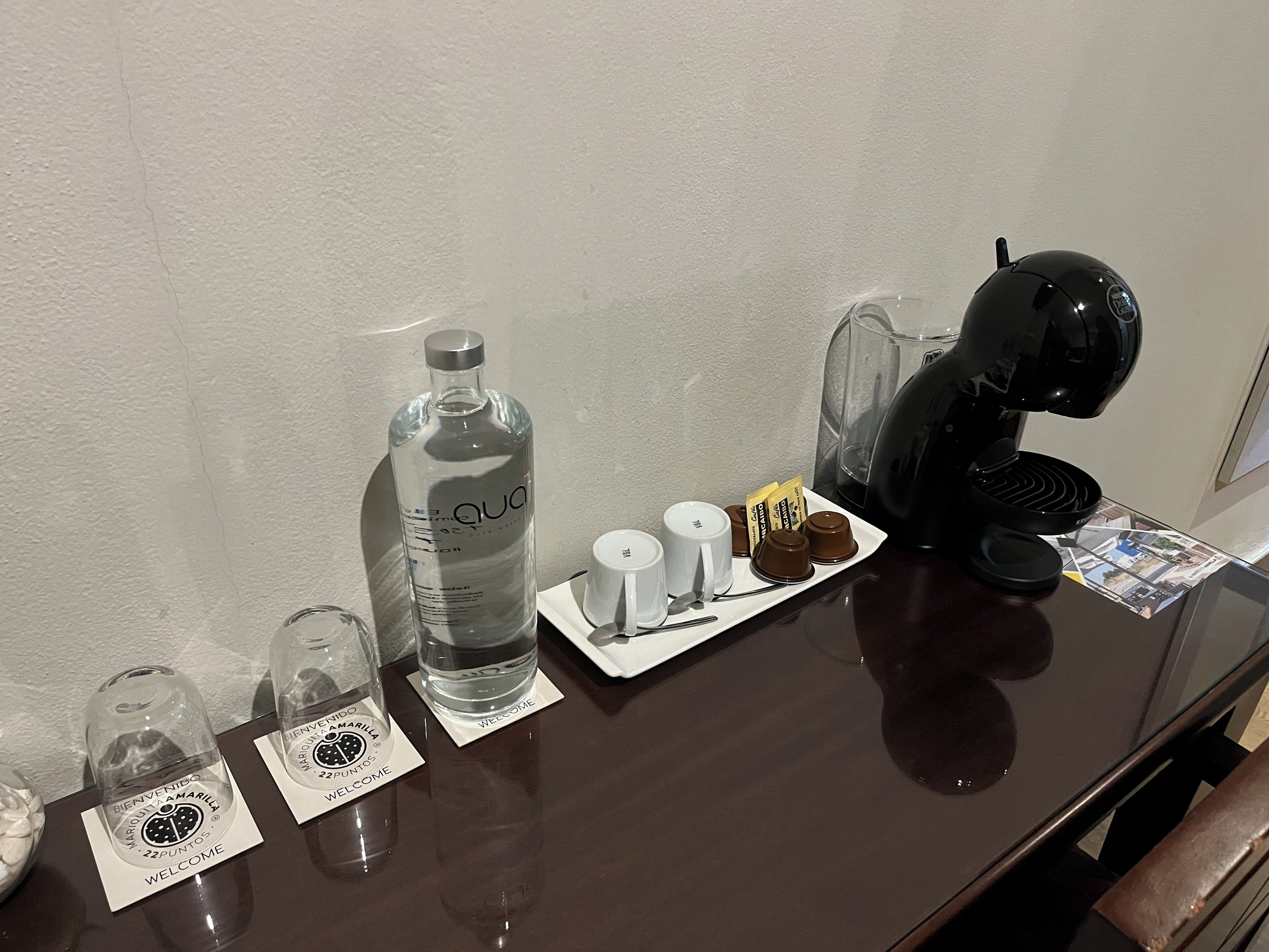 minibar, desk, laptop workspace, blackout curtains