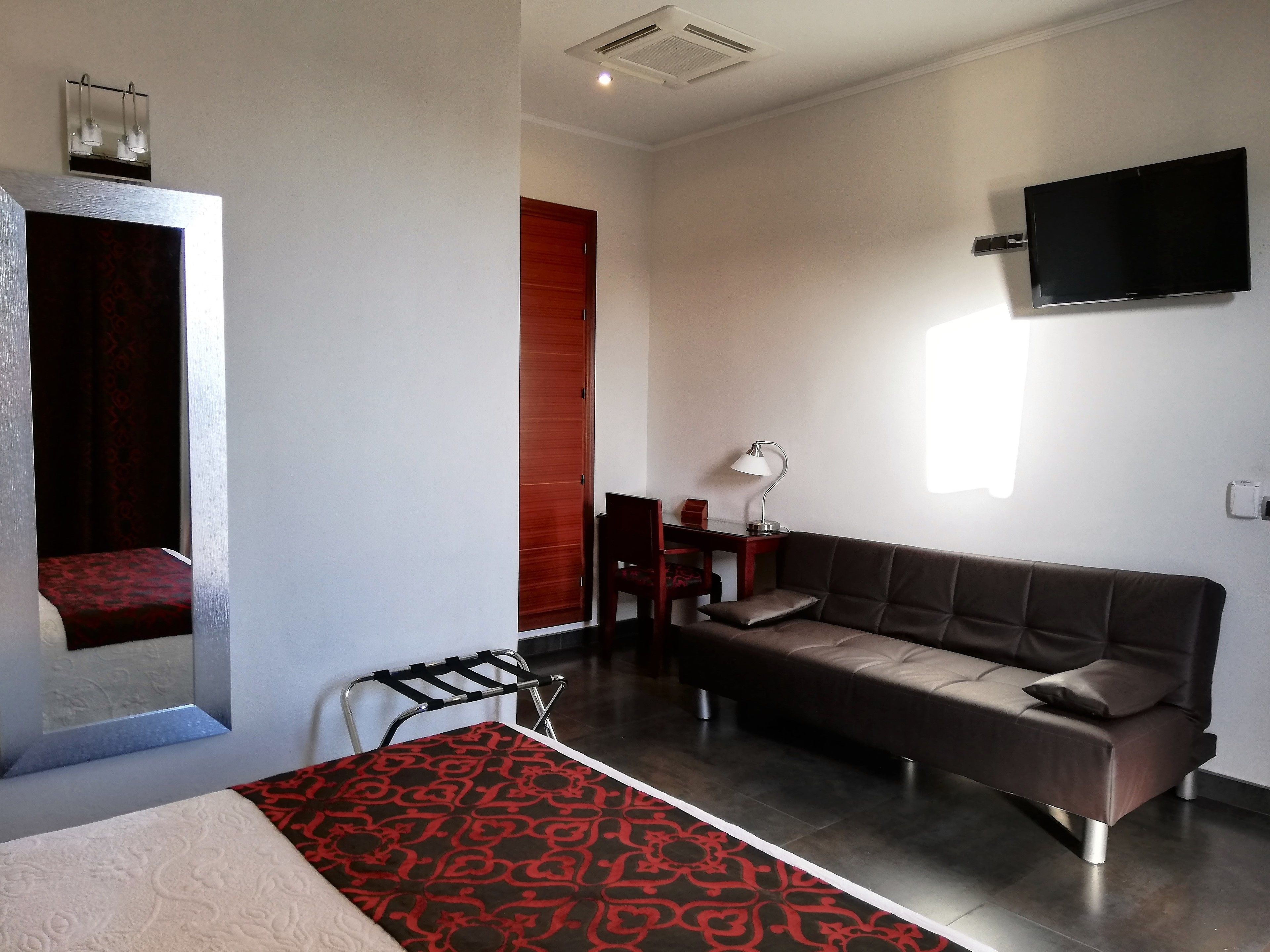 superior room | minibar, desk, laptop workspace, blackout curtains